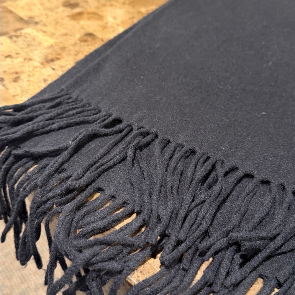 Williams Sonoma Home Cashmere 50” x 65” Throw with Fringe - Picture 2 of 9